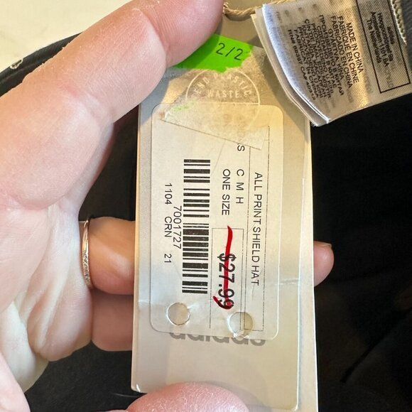 Adidas Black Baseball Golf Hat Outdoors OSFM Unisex‎ NWT - Picture 4 of 7